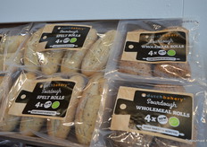 Een deel van het aanbod van Dutch Bakery Group is biologisch, waaronder deze spelt- en volkorenbroodjes. 